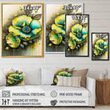 Vibrant Yellow Floral Design