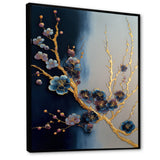 Blue Cherry Blossom Branch II
