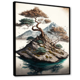 Bonsai Tree On A Rock I