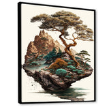 Bonsai Tree On A Rock II