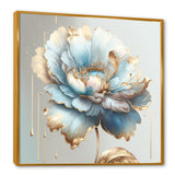 Chic Blue Blooming Flower I