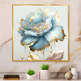 Chic Blue Blooming Flower III