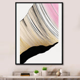 Minimalism Pink And Gold Cubic Fusion I