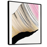 Minimalism Pink And Gold Cubic Fusion I