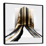 Black And Gold Cubic Expression V