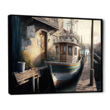 Rustic Port With A Fishing Boat IV