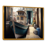 Rustic Port With A Fishing Boat VI
