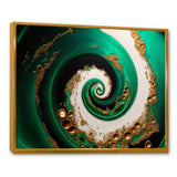 Green And Gold Crashing Waves I