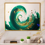 Green And Gold Crashing Waves IV