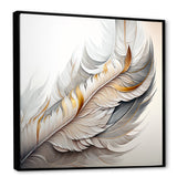 White Watercolor Feather