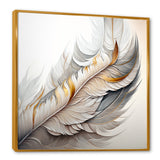 White Watercolor Feather