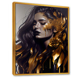 Gold And Black Sensual Woman I