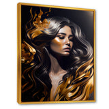 Gold And Black Sensual Woman II