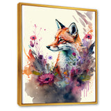 Cute Fox Floral Art II