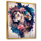 Cute Lions Floral Art I