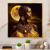 Queen African Woman Under Moon III