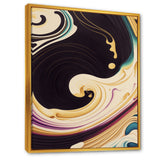 Purple, Gold And Blue Swirl II