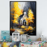 Church In Forest In Autumn I