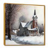 Church In Country During Winter V