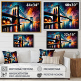 Colorful Brooklyn Bridge