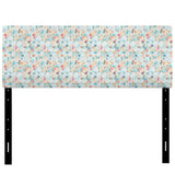 Cell Diamond Pattern upholstered headboard