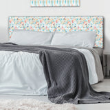 Cell Diamond Pattern upholstered headboard