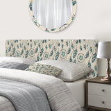 Pattern with Indian-American Dream Catcher upholstered headboard