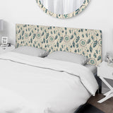 Pattern with Indian-American Dream Catcher upholstered headboard