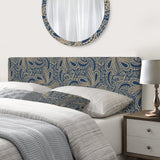 Lace Pattern upholstered headboard