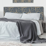 Lace Pattern upholstered headboard