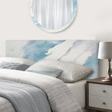 Modern Abstract Drift upholstered headboard