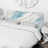 Modern Abstract Drift upholstered headboard