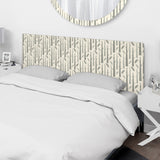 Abstract Tree Forest upholstered headboard