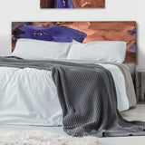 Brown Luxury Abstract Fluid Art VIII upholstered headboard