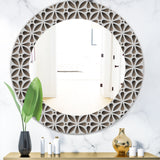 Designart 'Scandinavian 11' Mid-Century Mirror - Oval or Round Wall Mirror
