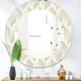 Designart 'Scandinavian 12' Mid-Century Mirror - Oval or Round Wall Mirror