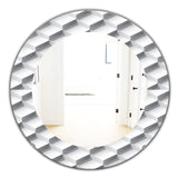 Designart 'Scandinavian 14' Mid-Century Mirror - Oval or Round Wall Mirror
