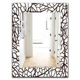Designart 'Scandinavian 20' Traditional Mirror - Oval or Round Wall Mirror
