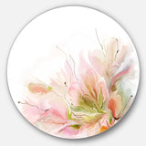 Floral Abstract Design on White' Extra Large Floral Wall Art