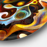 Perspectives of Inner Paint' Abstract Metal Artwork