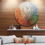 Board Stained Abstract Art' Disc Abstract Circle Metal Wall Art