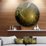 Symmetrical Firework Pattern' Disc Large Contemporary Circle Metal Wall Arts