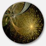 Symmetrical Firework Pattern' Disc Large Contemporary Circle Metal Wall Arts