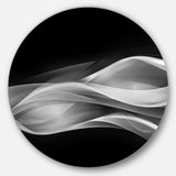 Glittering Silver Pattern' Disc Abstract Circle Metal Wall Art