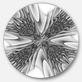Fractal 3D Magical Depth' Abstract Circle Metal Wall Art