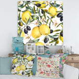 Lemon and Olive Branches I