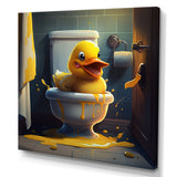 Funny Duckling Missed The Toilet II