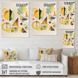 Yellow Multi Shape Abstract I