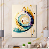 Colorful Watercolor Spiral