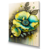 Vibrant Yellow Floral Design